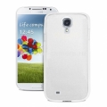 Чехол на заднюю крышку Samsung Galaxy S4 (i9500) PURO Metal Cover, цвет white (SGS4METALWHI)