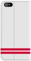 Кожаный чехол для iPhone 6 Aston Martin Racing Folio Case Trace, цвет White (TFCIPH6A0023)