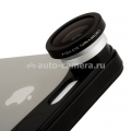 Объектив для iPhone 5 / 5S Photo lens ib-FMST-5 3-in-one, цвет объектива металлик