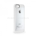 Пластиковый чехол на заднюю крышку iPhone 5 / 5S PURO Clear Cover, цвет белый (IPC5CLEARWHI)