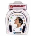 Стерео Bluetooth® наушники с USB-Bluetooth адаптером для iPhone, iPad, Samsung и HTC Promate proHarmony1+, цвет Black