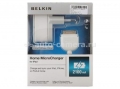 Универсальное сетевое зарядное устройство для iPhone, iPad, Samsung и HTC Belkin Micro AC Wall Charger 2,1A (F8Z783cw04)