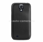 Чехол на заднюю крышку Samsung Galaxy S4 (i9500) PURO Metal Cover, цвет black (SGS4METALBLK)