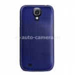 Чехол на заднюю крышку Samsung Galaxy S4 (i9500) PURO Metal Cover, цвет blue (SGS4METALBLUE)