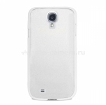 Чехол на заднюю крышку Samsung Galaxy S4 (i9500) PURO Metal Cover, цвет white (SGS4METALWHI)