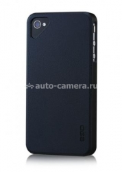 Чехол на заднюю крышку iPhone 4 и 4S Ego Crack Series, цвет navy (CSN1DK004)