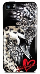 Чехол-накладка для iPhone 5 / 5S Puro Just Cavalli Saint Valintine Collection (JCIPC5SWAN1)