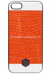 Чехол-накладка для iPhone 5 / 5S SLG D2, цвет orange (D2I5C-001)