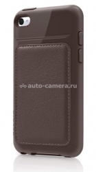 Кожаный чехол на заднюю крышку iPod Touch 4G Belkin Grip Edge, цвет коричневый (F8Z650CWС01)