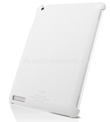 Кожаный чехол на заднюю панель iPad 2 SGP Griff Series, цвет белый (SGP07694)