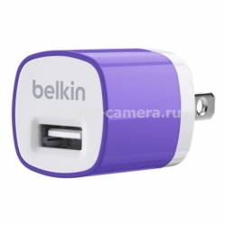 Сетевое зарядное устройство для iPhone, iPod, Samsung, HTC Belkin MIXIT&#8593; Home Charger, цвет purple (F8J017ttPUR)